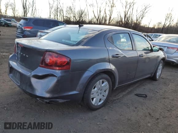 ✅ 2014 Dodge Avenger SE • VIN: 1C3CDZAG3EN184561 • Лот: 88206155. Опубликован ранее на Copart с пробегом 64 179 миль. Бесплатный доступ к архиву аукционных продаж из США и подробный отчёт об истории автомобиля на DreamBid. Изображение 3.