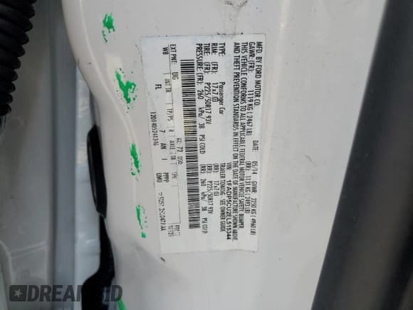 ✅ 2014 Ford C-Max SEL • VIN: 1FADP5CU2EL515344 • Lot: 86536405. Listed on Copart with 166,193 mi. Free auction sales archive from the USA and detailed vehicle history report at DreamBid. Image 12.