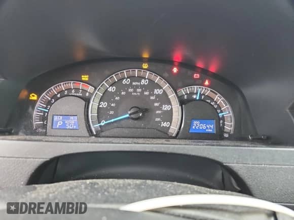 2012 Toyota Camry LE with VIN 4T1BF1FK9CU091011, listed as a Copart auction lot 91109925 with 220,644 mi miles and Clean title. Bid and sale history available at DreamBid. Image 9.