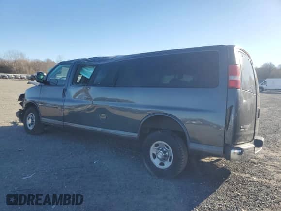 2016 Chevrolet Express Passenger LT with VIN 1GAZGPFF4G1243590, listed as a Copart auction lot 80019254 with Not provided miles and Salvage title. Bid and sale history available at DreamBid. Image 2.