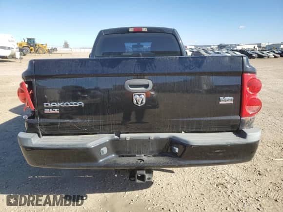 2006 Dodge Dakota SLT with VIN 1D7HE42N26S542062, listed as a Copart auction lot 84168115 with 194,411 mi miles and Salvage title. Bid and sale history available at DreamBid. Image 6.