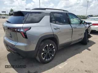 2025 Chevrolet Equinox FWD RS с VIN 3GNAXLEG4SL258008, выставлен на аукционе Copart как лот 62169805 с пробегом 1 786 миль миль и Списание • Salvage title. История ставок и продаж доступна на DreamBid. Изображение 3.