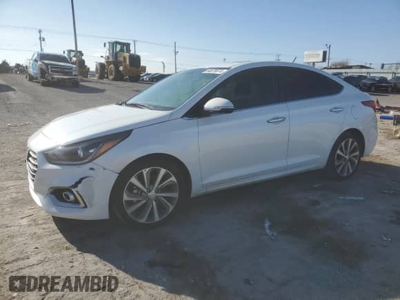 2022 Hyundai Accent Limited z VIN 3KPC34A64NE188986, wystawiony jako Copart lot #84879574 z przebiegiem 30 258 mil mil oraz Szkoda całkowita • Salvage title. Historia ofert i sprzedaży dostępna na DreamBid. Obrazek 1.