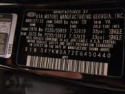 ✅ 2014 Kia Sorento SX Limited • VIN: 5XYKWDA72EG450440 • Lot: 43858112. Listed on IAAI with 196,912 mi. Free auction sales archive from the USA and detailed vehicle history report at DreamBid. Image 9.