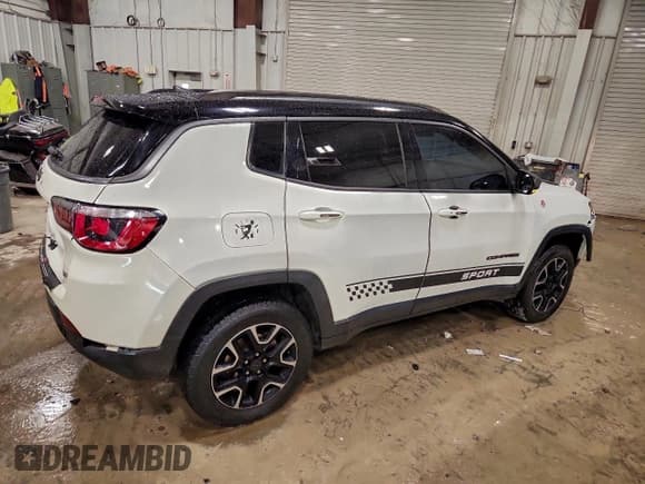 ✅ 2020 Jeep Compass Trailhawk • VIN: 3C4NJDDB7LT195740 • Лот: 94373425. Опубликован ранее на Copart с пробегом 89 774 миль. Бесплатный доступ к архиву аукционных продаж из США и подробный отчёт об истории автомобиля на DreamBid. Изображение 3.