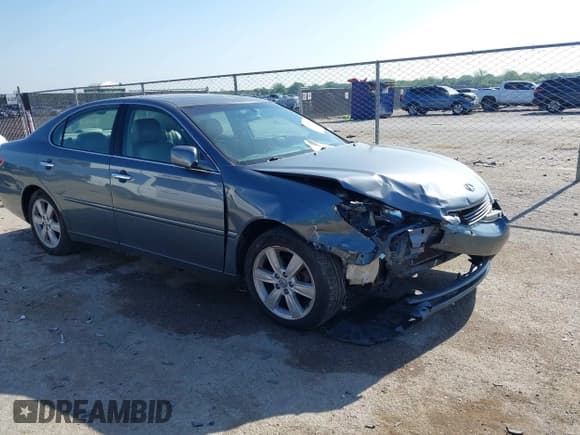 ✅ 2005 Lexus ES 350 • VIN: JTHBA30G155069616 • Lot: 42093544. Listed on IAAI with 291,157 mi. Free auction sales archive from the USA and detailed vehicle history report at DreamBid. Image 1.