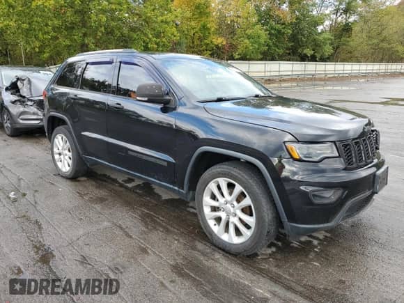 2017 Jeep Grand Cherokee Limited with VIN 1C4RJFBG7HC624244, listed as a Copart auction lot 81741145 with 97,157 mi miles and Salvage title. Bid and sale history available at DreamBid. Image 4.