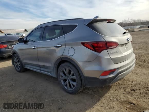 ✅ 2018 Hyundai Santa Fe Ultimate • VIN: 5XYZWDLA2JG505521 • Lot: 36359633. Listed on Copart with 46,847 mi. Free auction sales archive from the USA and detailed vehicle history report at DreamBid. Image 2.