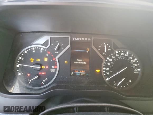 ✅ 2023 Toyota Tundra SR5 • VIN: 5TFLA5DB8PX082161 • Lot: 72016605. Listed on Copart with 55,331 mi. Free auction sales archive from the USA and detailed vehicle history report at DreamBid. Image 9.