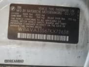 ✅ 2007 BMW 3 Series 328i • VIN: WBAVA33567KX72638 • Lot: 92535135. Listed on Copart with 149,135 mi. Free auction sales archive from the USA and detailed vehicle history report at DreamBid. Image 12.