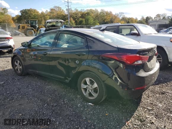 ✅ 2014 Hyundai Elantra SE • VIN: 5NPDH4AE3EH531716 • Lot: 89712185. Listed on Copart with 103,540 mi. Free auction sales archive from the USA and detailed vehicle history report at DreamBid. Image 2.