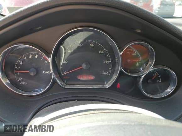 ✅ 2008 Pontiac G6 GXP • VIN: 1G2ZM177584252078 • Lot: 71900495. Listed on Copart with 137,678 mi. Free auction sales archive from the USA and detailed vehicle history report at DreamBid. Image 9.