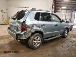 2009 Hyundai Tucson GLS z VIN KM8JM12B59U128264, wystawiony jako Copart lot #86692434 z przebiegiem 134 461 mil mil oraz Czysty tytuł • Clean title. Historia ofert i sprzedaży dostępna na DreamBid. Obrazek 3.