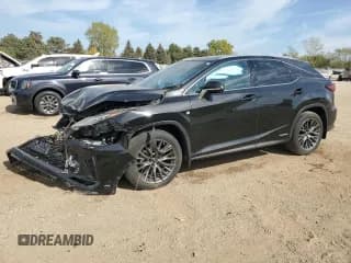 ✅ 2022 Lexus RX 450h F Sport • VIN: 2T2YGMDA9NC084224 • Lot: 84522725. Listed on Copart with 25,007 mi. Free auction sales archive from the USA and detailed vehicle history report at DreamBid. Image 1.