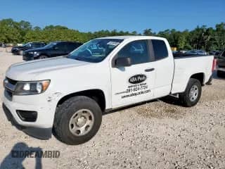 2019 Chevrolet Colorado 2WD Work Truck z VIN 1GCHSBEA5K1177960, wystawiony jako Copart lot #80292095 z przebiegiem 124 860 mil mil oraz Czysty tytuł • Clean title. Historia ofert i sprzedaży dostępna na DreamBid. Obrazek 1.