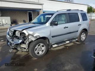 2011 Honda Pilot LX with VIN 5FNYF4H28BB075581, listed as a Copart auction lot 84244805 with 132,410 mi miles and Salvage title. Bid and sale history available at DreamBid. Image 1.