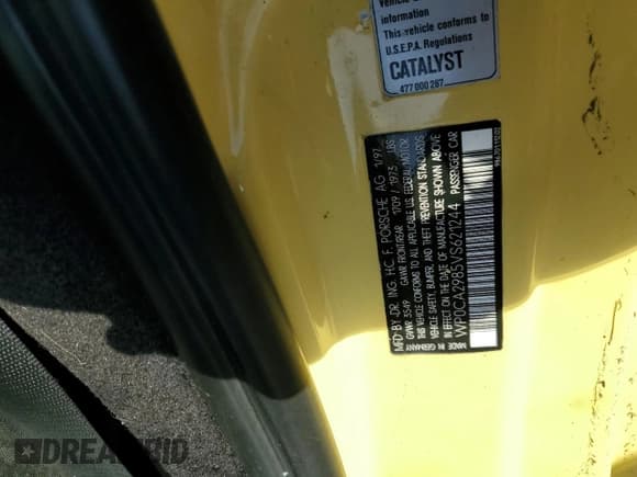 ✅ 1997 Porsche Boxster • VIN: WP0CA2985VS621244 • Lot: 75018754. Wystawiony na Copart z przebiegiem Nie podano. Bezpłatny archiwum sprzedaży aukcyjnych z USA i szczegółowy raport historii pojazdu na DreamBid. Zdjęcie 12.