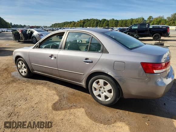 2007 Hyundai Sonata GLS with VIN 5NPET46C67H287024, listed as a Copart auction lot 89638345 with 135,538 mi miles and Salvage title. Bid and sale history available at DreamBid. Image 2.