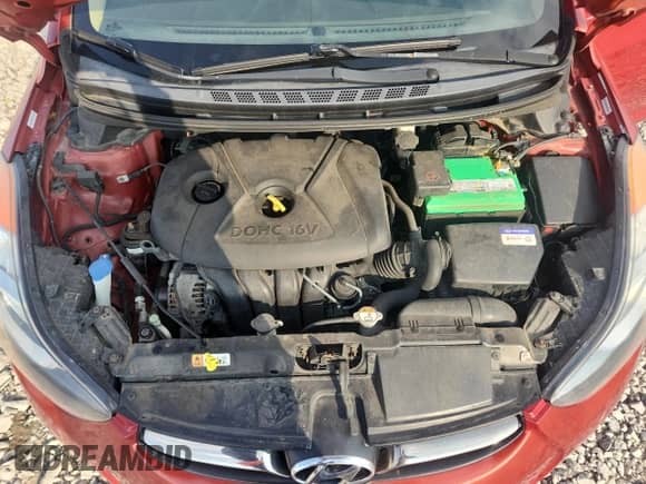 2013 Hyundai Elantra Limited z VIN KMHDH4AE4DU849716, wystawiony jako Copart lot #81315525 z przebiegiem 117 343 mil mil oraz Nie do naprawy • Non repairable. Historia ofert i sprzedaży dostępna na DreamBid. Obrazek 11.