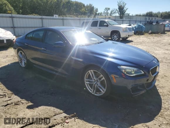 ✅ 2016 BMW 6 Series 650i xDrive • VIN: WBA6D6C53GGF94786 • Lot: 84880105. Listed on Copart with 72,325 mi. Free auction sales archive from the USA and detailed vehicle history report at DreamBid. Image 4.