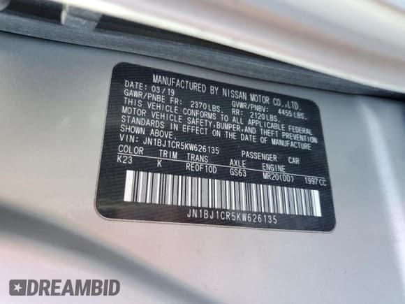 ✅ 2019 Nissan Rogue S • VIN: JN1BJ1CR5KW626135 • Lot: 90639455. Wystawiony na Copart z przebiegiem 75 288 mil. Bezpłatny archiwum sprzedaży aukcyjnych z USA i szczegółowy raport historii pojazdu na DreamBid. Zdjęcie 13.