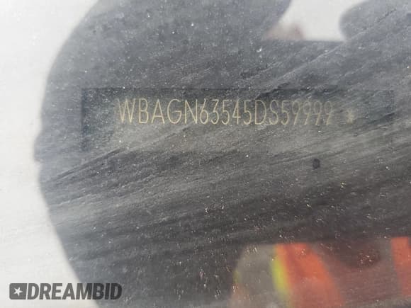 ✅ 2005 BMW 7 Series 745Li • VIN: WBAGN63545DS59999 • Lot: 70683274. Listed on Copart with 121,951 mi. Free auction sales archive from the USA and detailed vehicle history report at DreamBid. Image 12.