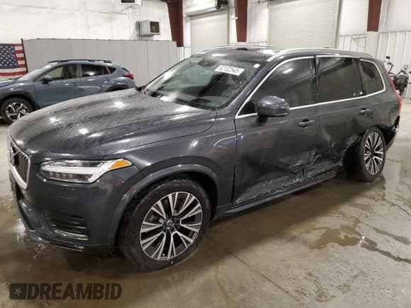 ✅ 2021 Volvo XC90 Momentum • VIN: YV4A22PK5M1694649 • Lot: 62132545. Listed on Copart with 55,038 mi. Free auction sales archive from the USA and detailed vehicle history report at DreamBid. Image 1.