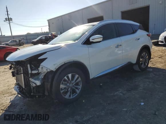 ✅ 2017 Nissan Murano SL • VIN: 5N1AZ2MG9HN162135 • Лот: 86816695. Опубликован ранее на Copart с пробегом 121 033 миль. Бесплатный доступ к архиву аукционных продаж из США и подробный отчёт об истории автомобиля на DreamBid. Изображение 1.