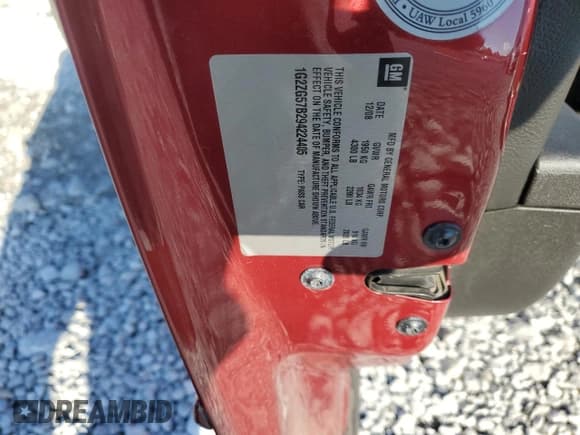 ✅ 2009 Pontiac G6 1SA • VIN: 1G2ZG57B294224405 • Lot: 89496355. Wystawiony na Copart z przebiegiem 77 728 mil. Bezpłatny archiwum sprzedaży aukcyjnych z USA i szczegółowy raport historii pojazdu na DreamBid. Zdjęcie 12.