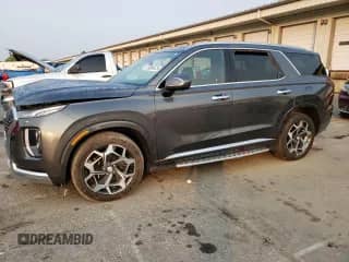 2021 Hyundai Palisade Calligraphy с VIN KM8R7DHE5MU301688, выставлен на аукционе Copart как лот 70684975 с пробегом 81 855 миль миль и Списание • Salvage title. История ставок и продаж доступна на DreamBid. Изображение 1.