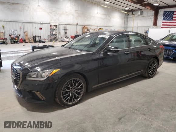 ✅ 2019 Genesis G80 3.8L • VIN: KMTFN4JE2KU309818 • Lot: 61427155. Listed on Copart with 33,413 mi. Free auction sales archive from the USA and detailed vehicle history report at DreamBid. Image 1.