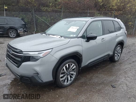 ✅ 2025 Subaru Forester Touring • VIN: JF2SLDTC2SH515875 • Lot: 43817318. Listed on IAAI with 9,897 mi. Free auction sales archive from the USA and detailed vehicle history report at DreamBid. Image 2.