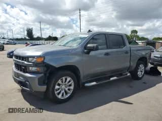 2021 Chevrolet Silverado 1500 Custom с VIN 1GCPWBEH6MZ106073, выставлен на аукционе Copart как лот 83752205 с пробегом 60 645 миль миль и Списание • Salvage title. История ставок и продаж доступна на DreamBid. Изображение 1.