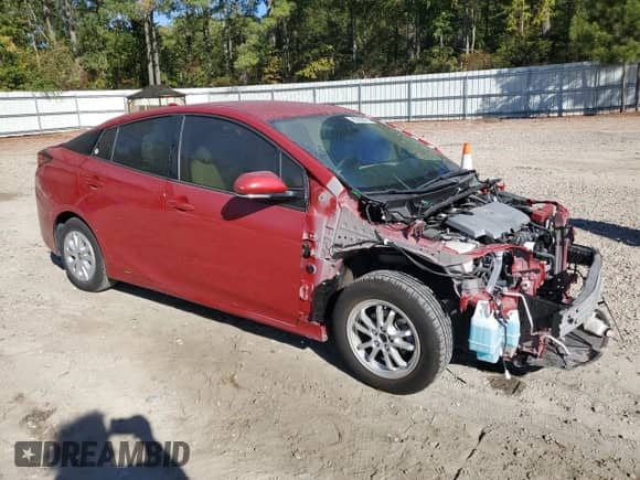 2019 Toyota Prius LE with VIN JTDKARFUXK3095494, listed as a Copart auction lot 85299475 with 14,536 mi miles and Salvage title. Bid and sale history available at DreamBid. Image 4.