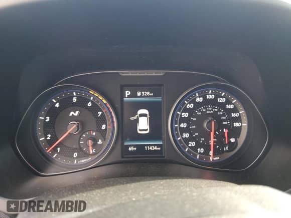 2022 Hyundai Veloster with VIN KMHT36AH5NU015486, listed as a Copart auction lot 55395744 with 11,434 mi miles and Salvage title. Bid and sale history available at DreamBid. Image 9.