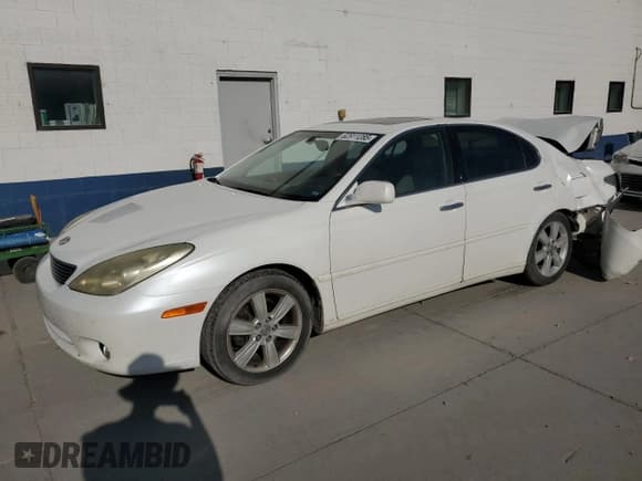 ✅ 2005 Lexus ES 350 • VIN: JTHBA30G855070410 • Lot: 62911285. Listed on Copart with 256,234 mi. Free auction sales archive from the USA and detailed vehicle history report at DreamBid. Image 1.