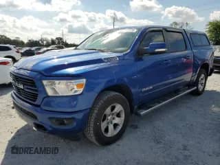 2019 Ram 1500 Big Horn z VIN 1C6SRFFT0KN621965, wystawiony jako Copart lot #71023735 z przebiegiem 72 918 mil mil oraz Szkoda całkowita • Salvage title. Historia ofert i sprzedaży dostępna na DreamBid. Obrazek 1.