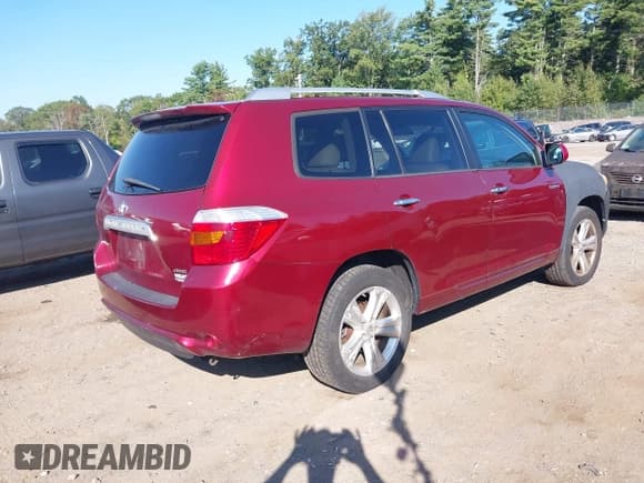 ✅ 2010 Toyota Highlander Limited • VIN: 5TDDK3EH4AS031987 • Lot: 43205861. Listed on IAAI with 206,723 mi. Free auction sales archive from the USA and detailed vehicle history report at DreamBid. Image 4.
