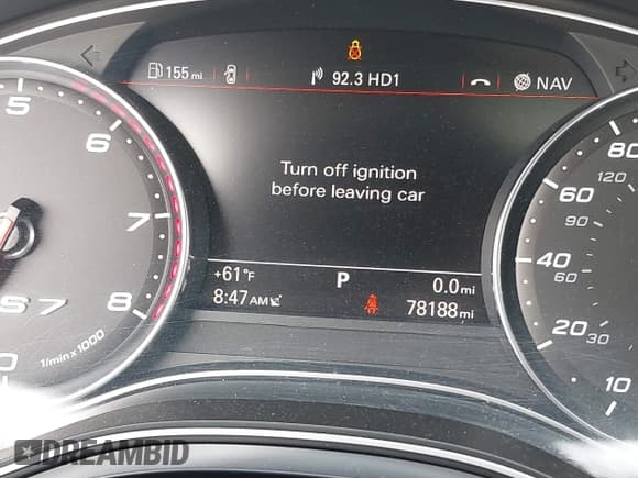 ✅ 2014 Audi RS 7 Prestige • VIN: WUAW2AFC3EN903462 • Lot: 42082052. Wystawiony na IAAI z przebiegiem 78 188 mil. Bezpłatny archiwum sprzedaży aukcyjnych z USA i szczegółowy raport historii pojazdu na DreamBid. Zdjęcie 15.