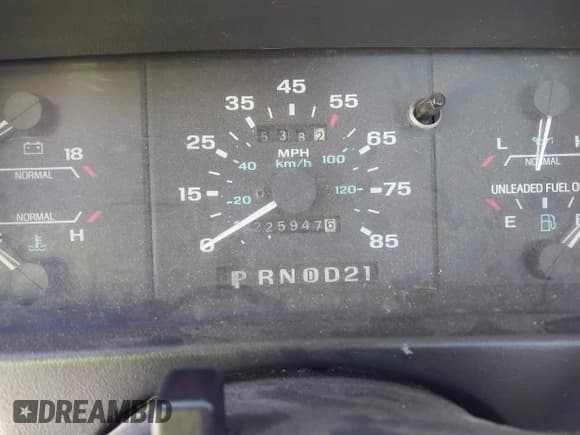 ✅ 1994 Ford Ranger XLT • VIN: 1FTCR10XXRPB67024 • Lot: 42687100. Listed on IAAI with 225,947 mi. Free auction sales archive from the USA and detailed vehicle history report at DreamBid. Image 7.