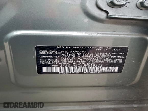 ✅ 2018 Subaru Forester • VIN: JF2SJABC8JH519272 • Lot: 94501675. Wystawiony na Copart z przebiegiem 81 065 mil. Bezpłatny archiwum sprzedaży aukcyjnych z USA i szczegółowy raport historii pojazdu na DreamBid. Zdjęcie 14.