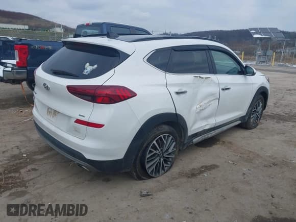 ✅ 2019 Hyundai Tucson Ultimate • VIN: KM8J3CALXKU016834 • Лот: 40970606. Опубликован ранее на IAAI с пробегом 104 208 миль. Бесплатный доступ к архиву аукционных продаж из США и подробный отчёт об истории автомобиля на DreamBid. Изображение 4.