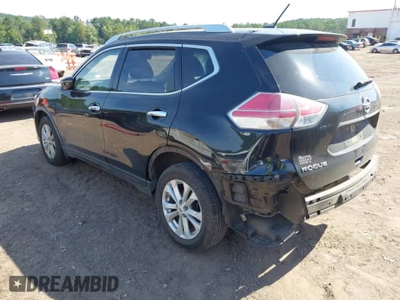 ✅ 2016 Nissan Rogue S • VIN: JN8AT2MT1GW004999 • Lot: 43058957. Listed on IAAI with 158,930 mi. Free auction sales archive from the USA and detailed vehicle history report at DreamBid. Image 3.