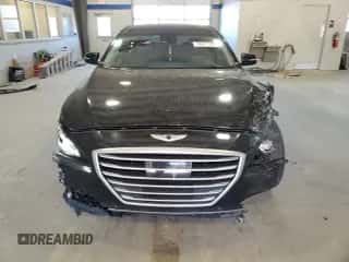 2016 Hyundai Genesis 3.8L z VIN KMHGN4JE9GU127474, wystawiony jako Copart lot #76671724 z przebiegiem 96 985 mil mil oraz Szkoda całkowita • Salvage title. Historia ofert i sprzedaży dostępna na DreamBid. Obrazek 5.