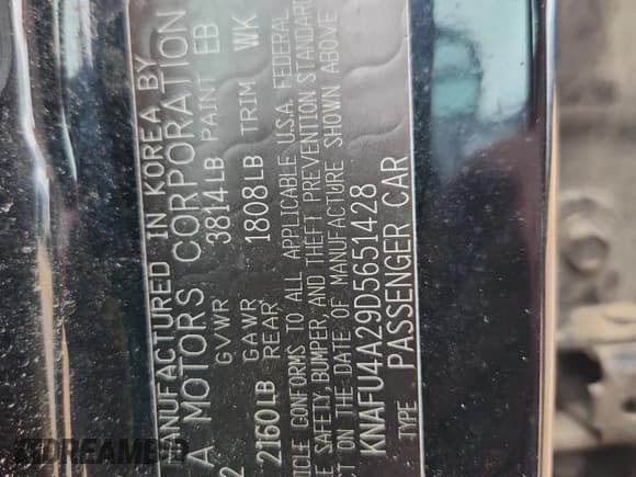 ✅ 2013 Kia Forte EX • VIN: KNAFU4A29D5651428 • Lot: 84392625. Wystawiony na Copart z przebiegiem 202 297 mil. Bezpłatny archiwum sprzedaży aukcyjnych z USA i szczegółowy raport historii pojazdu na DreamBid. Zdjęcie 12.