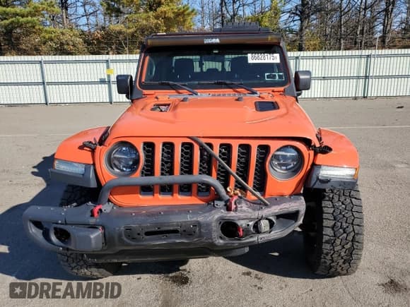✅ 2020 Jeep Gladiator Rubicon • VIN: 1C6JJTBGXLL167344 • Lot: 86828175. Listed on Copart with 83,213 mi. Free auction sales archive from the USA and detailed vehicle history report at DreamBid. Image 5.