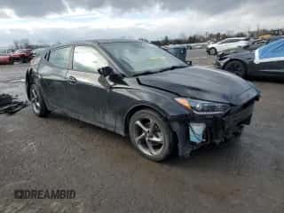 2020 Hyundai Veloster 2.0 z VIN KMHTG6AF8LU021508, wystawiony jako Copart lot #45512805 z przebiegiem 54 534 mil mil oraz Szkoda całkowita • Salvage title. Historia ofert i sprzedaży dostępna na DreamBid. Obrazek 4.