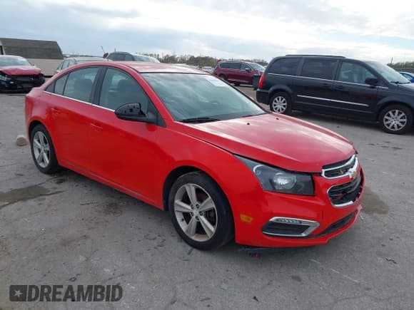 ✅ 2015 Chevrolet Cruze LT • VIN: 1G1PE5SB2F7218798 • Lot: 43646134. Listed on IAAI with Not provided. Free auction sales archive from the USA and detailed vehicle history report at DreamBid. Image 1.