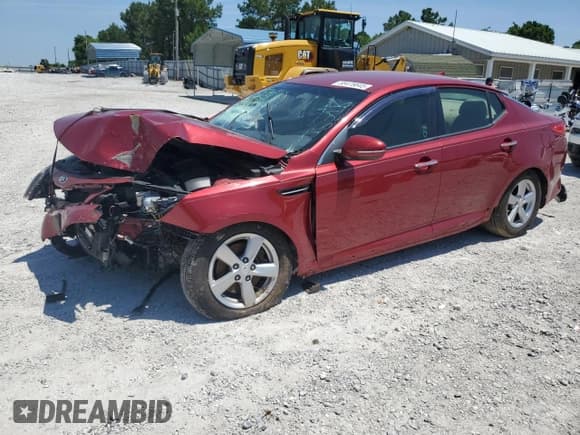 ✅ 2015 Kia Optima LX • VIN: 5XXGM4A70FG438093 • Lot: 58476645. Wystawiony na Copart z przebiegiem 141 910 mil. Bezpłatny archiwum sprzedaży aukcyjnych z USA i szczegółowy raport historii pojazdu na DreamBid. Zdjęcie 1.