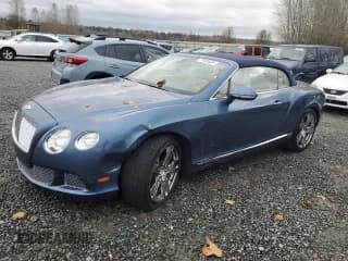 ✅ 2012 Bentley Continental GT • VIN: SCBGR3ZA8CC074600 • Lot: 77485624. Listed on Copart with 16,065 mi. Free auction sales archive from the USA and detailed vehicle history report at DreamBid. Image 1.